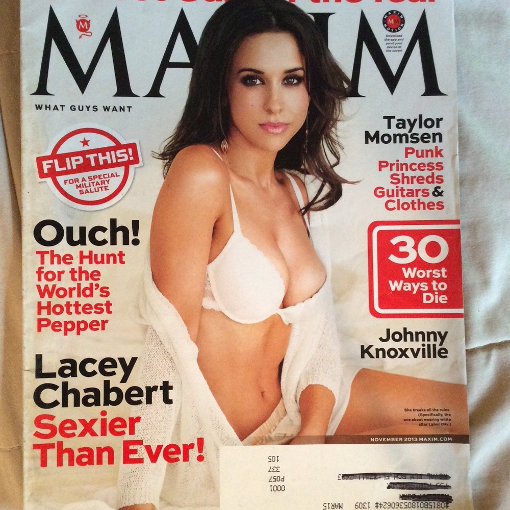 Maxim Magazine November  2013 #188 Lacey Chabert Cover